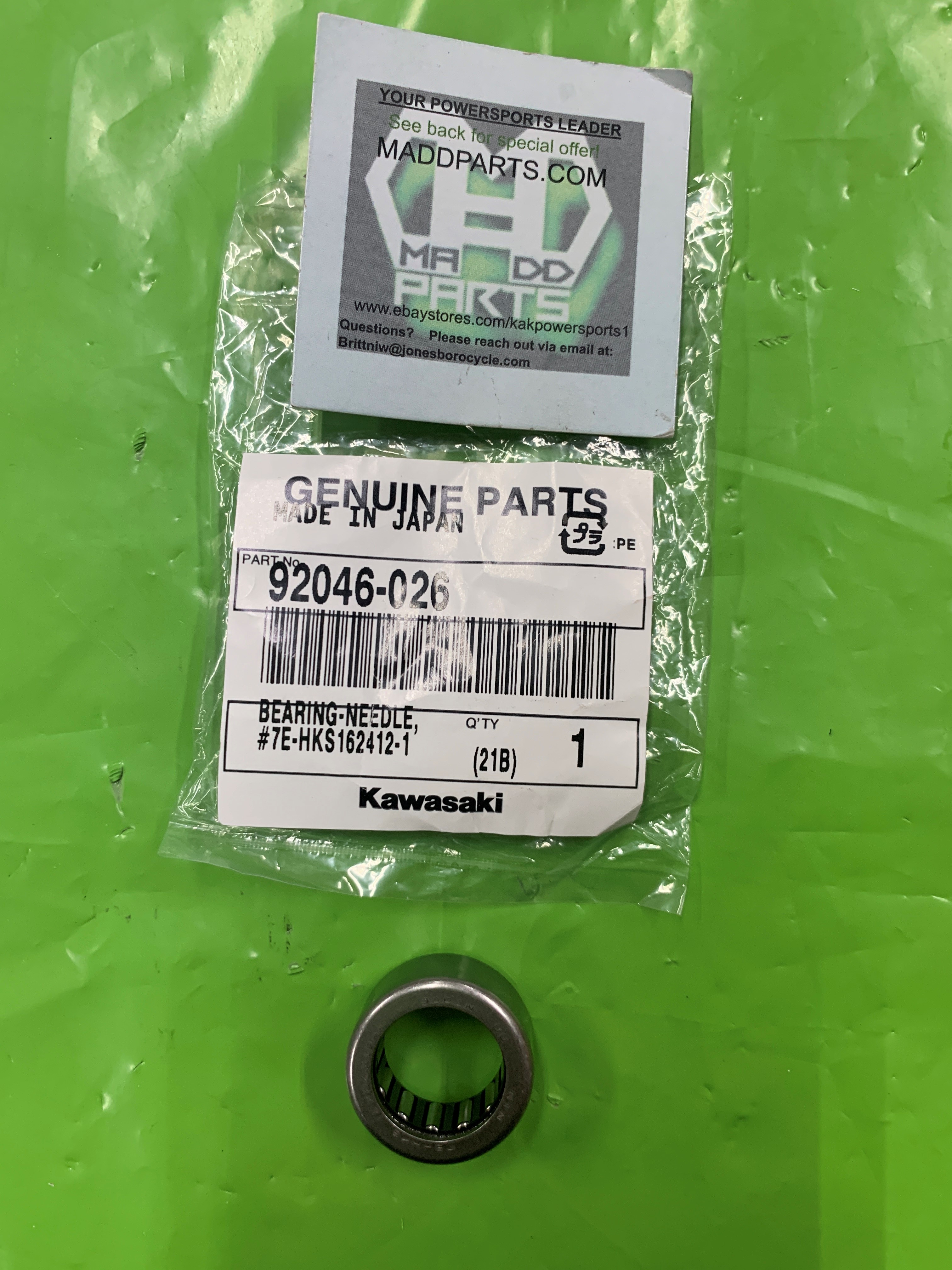 Kawasaki OEM Needle Bearing 92046-026 | eBay